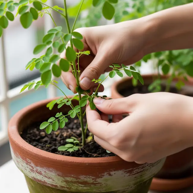 Cara Menanam Daun Kelor di Pot