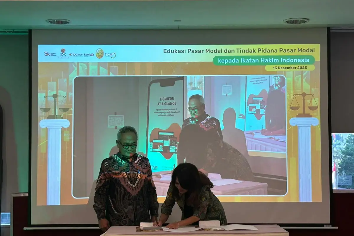 TICMI Beri Edukasi Pasar Modal ke Ikatan Hakim Indonesia