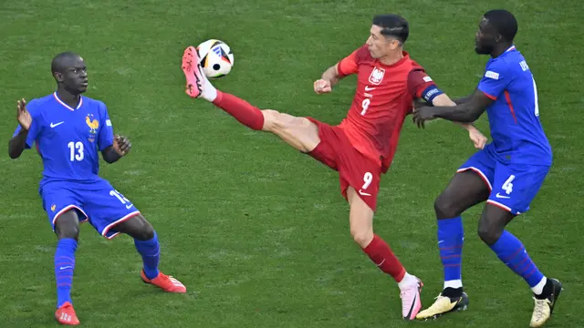 Hasil Euro 2024 Prancis VS Polandia