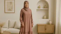 7 Model Gamis untuk Usia 50 Tahun, Bikin Tampilan Lebih Kalem dan Berwibawa