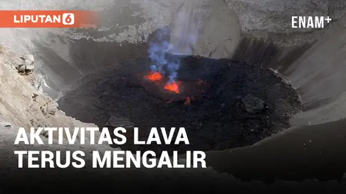 VIDEO: Lava Terus Mengalir di Gunung Berapi Islandia