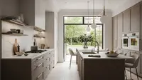 7 Model Dapur Dekat Pintu Belakang, Fungsional dan Estetik