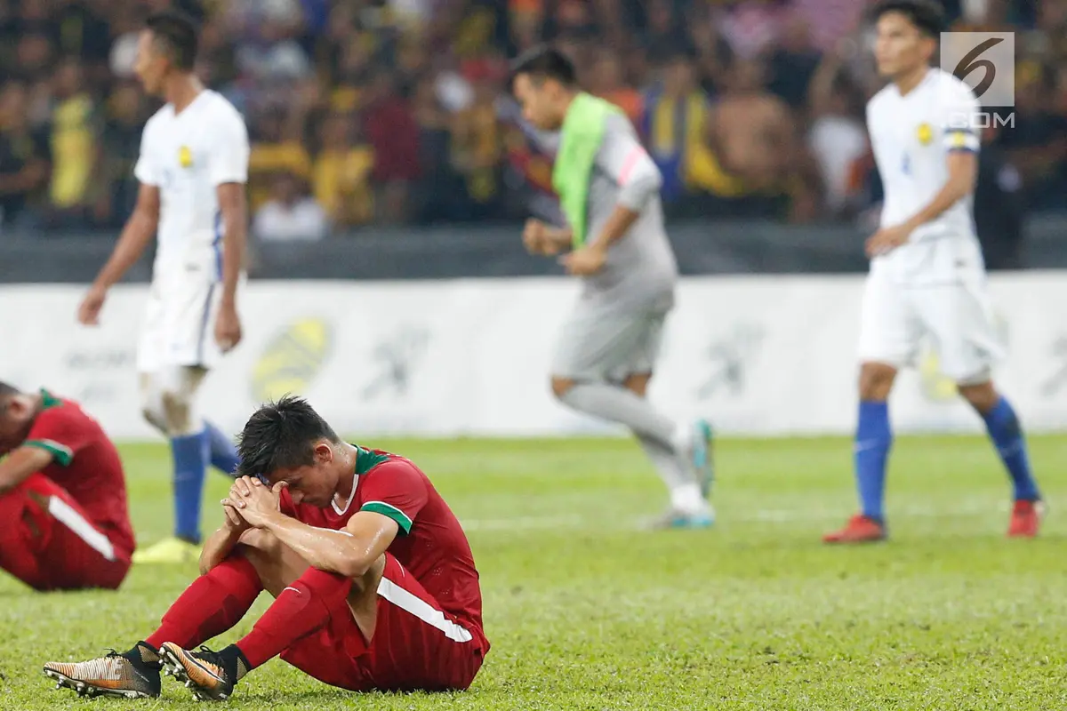 PHOTO: Timnas Indonesia U-22 Takluk atas Tuan Rumah Malaysia