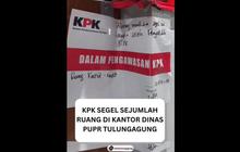 KPK Segel Ruang Dinas PUPR Tulungagung Pasca OTT Bupati Gatut Sunu Wibowo