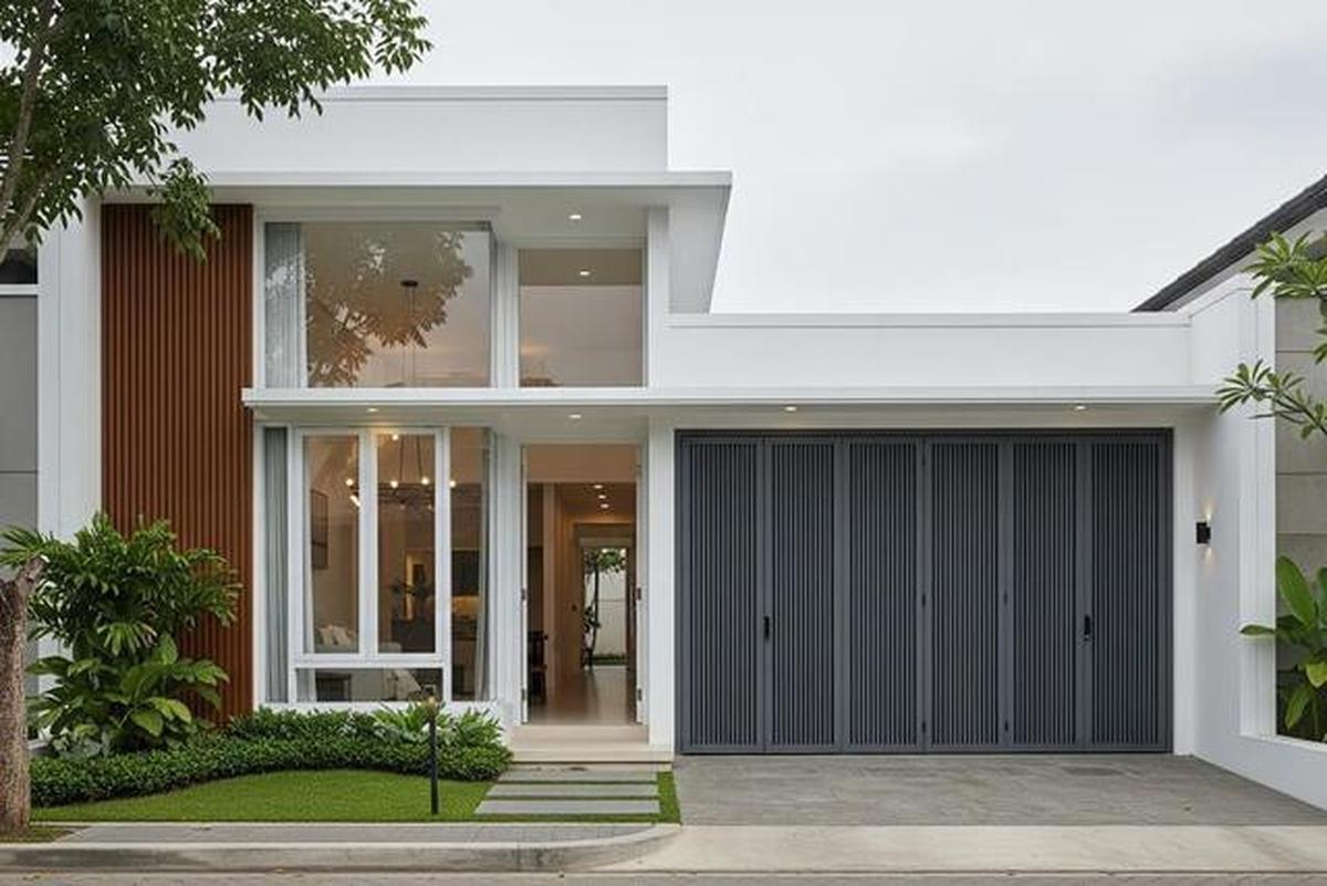 Inspirasi 7 Model Rumah Mungil Tapi Punya Garasi Muat Mobil, Solusi Lahan Terbatas