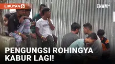 Kabur Lagi, Pengungsi Rohingya Melarikan Diri dari Kamp Lhokseumawe Capai 30 Orang