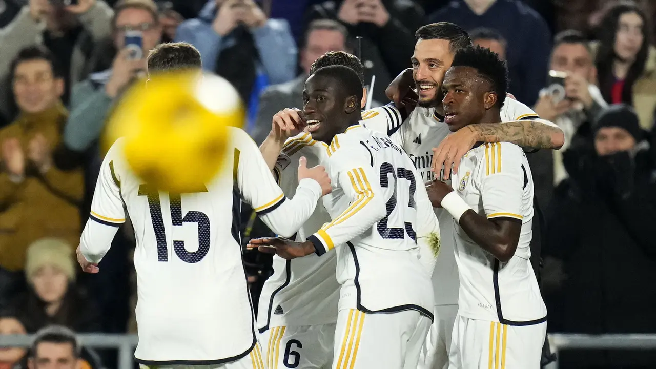 Foto: Brace Joselu ke Gawang Getafe Bawa Real Madrid Bertahan di Puncak Klasemen Sementara Liga Spanyol