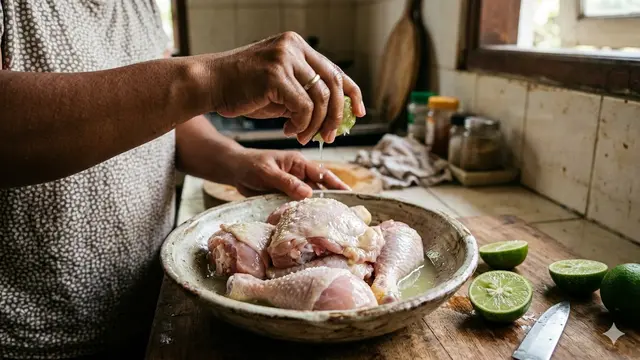 Ayam Bumbu Kuning Frozen (Foto: Gemini AI)