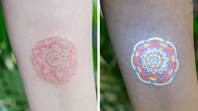 7 Desain Tato Bisa Menyala Ini Berhasil Bikin Takjub