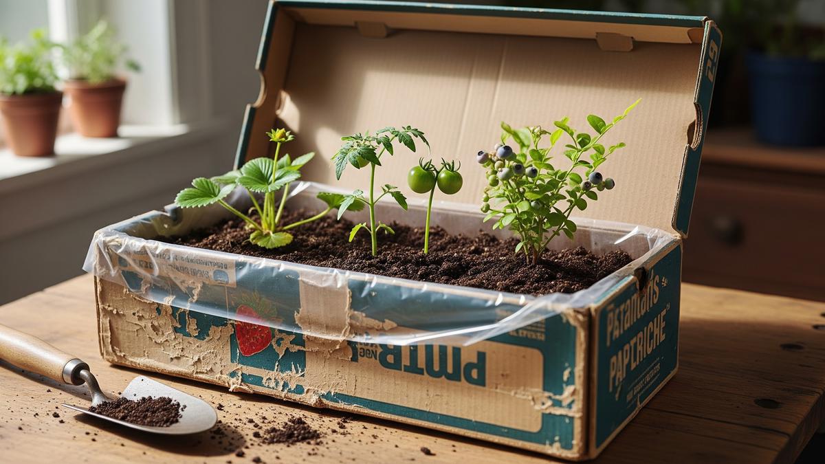 7 Cara Cerdas Manfaatkan Kotak Sepatu Bekas, Bisa Jadi Kebun Buah Mini