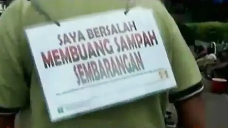 Buang Sampah Sembarangan