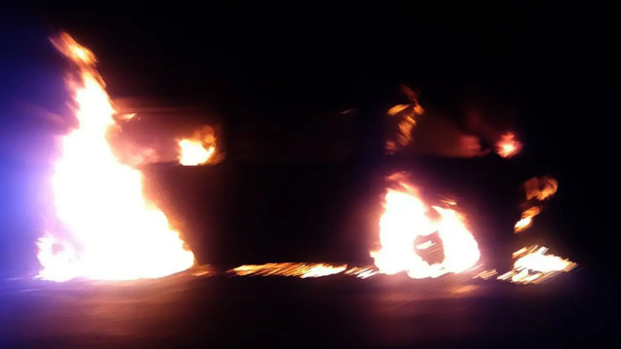 Mobil Terbakar