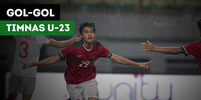 VIDEO: 2 Gol Timnas Indonesia U-23 ke Gawang Suriah