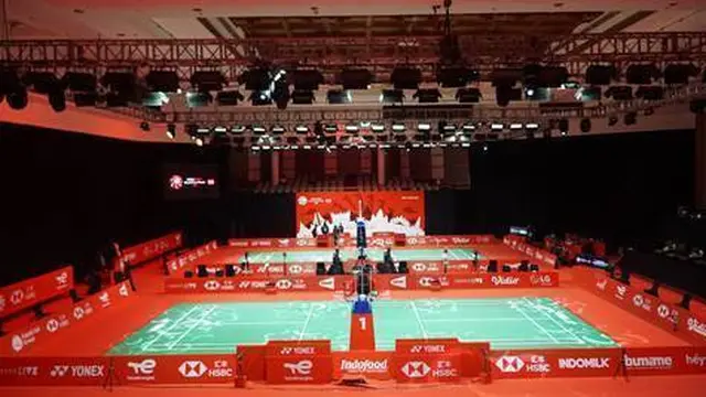 Aula BICC Mangupura jadi lapangan bulutangkis