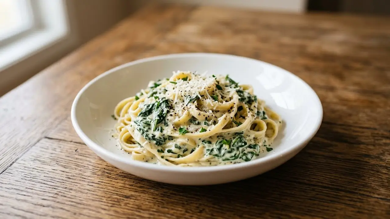 Creamy Spinach Pasta