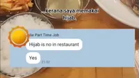 Pernah ditolak bekerja karena berhijab, seorang perempuan malah sukses buka restoran sendiri di Korea Selatan. (dok. tangkapan layar TikTok @kimseri_eina/https://www.tiktok.com/@kimseri_eina/video/7273508539673431297)