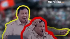Presiden Prabowo Subianto menghadiri acara Hari Buruh di Monas, Jakarta Pusat, Jumat (1/5). Presiden Prabowo menyampaikan pidatonya yang membara di Hari Buruh tersebut.  Presiden Prabowo juga bertitah untuk mengurangi beban potongan komisi ojek online sebesar 10 persen. Presiden Prabowo memerinta...