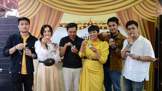 Intip Kemeriahan Launching Es Krim Premium Gold Ribbon di JFF 2019