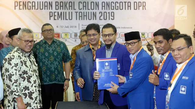 PAN Daftarkan 575 Bakal Caleg ke KPU