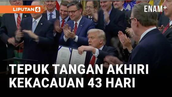 Trump Akhiri Shutdown Terpanjang dalam Sejarah AS