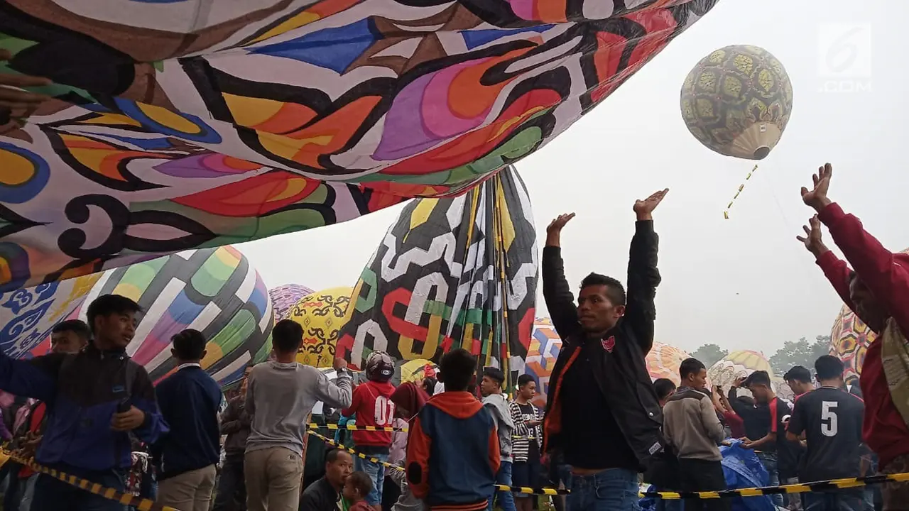 Melihat Keseruan Pesta Balon Udara Wonosobo