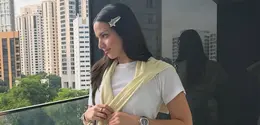 Nia Ramadhani curi perhatian dengan gayanya yang bak ABG saat di Singapura [@ramadhaniabakrie]