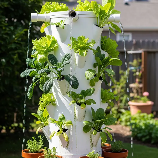 Cara Membuat Tower Garden Pipa PVC Tanpa Pompa