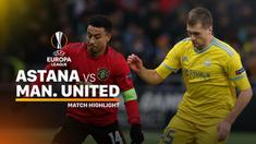 Berita video highlights matchday 5 Grup L Liga Europa 2019-2020 antara Astana melawan Manchester United yang berakhir dengan skor 2-1, Kamis (28/11/2019).