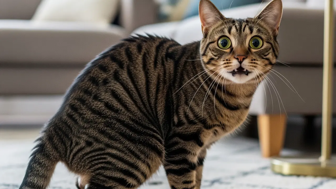 Kucing Pipis Sembarangan di Rumah (Gemini AI)