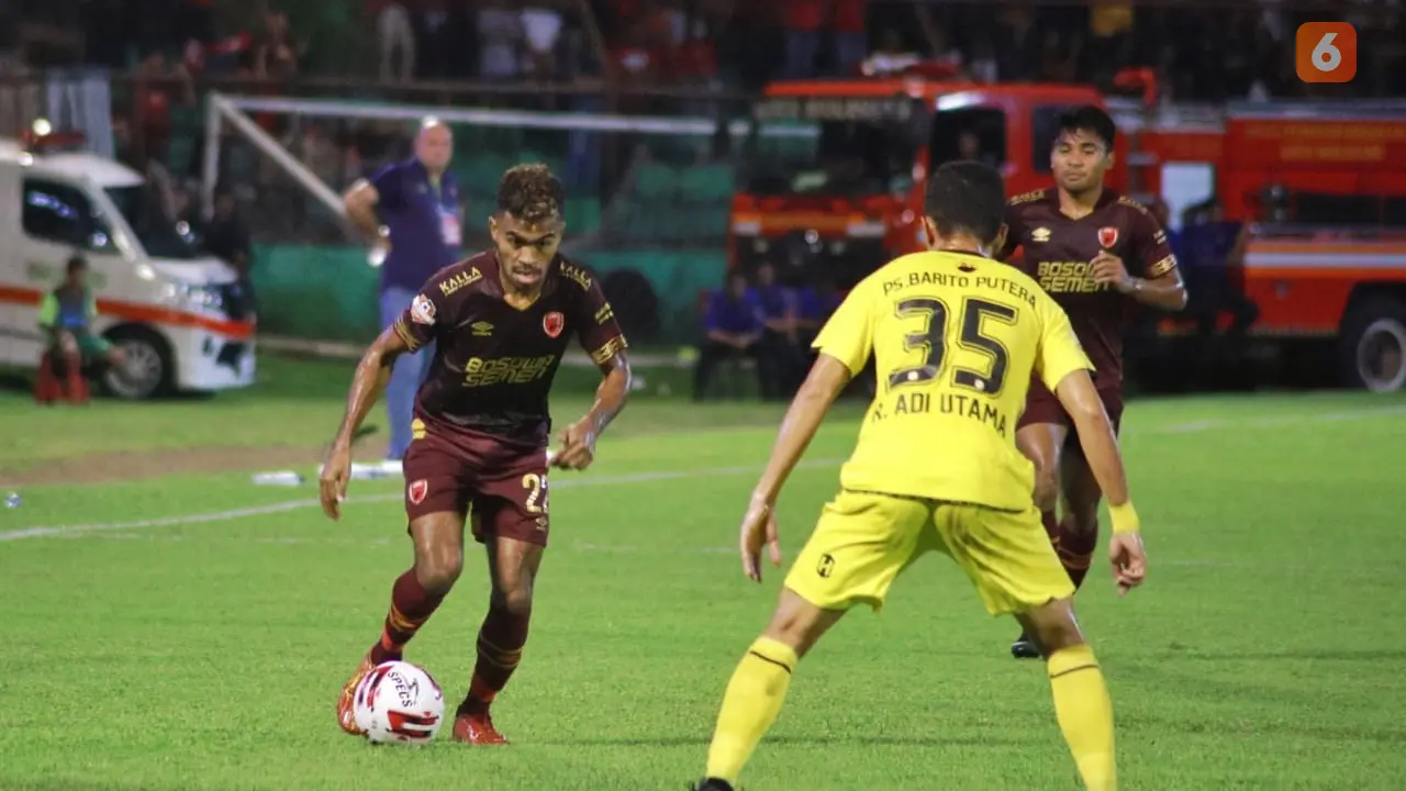 PSM Vs Barito Putra di Stadion Andi Mattalatta, Mattoangin, Minggu (15/3/2020).
