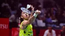 <p>Pebulu tangkis tunggal putra Indonesia, Alwi Farhan berusaha menerima kok dari wakil Korea Selatan, Jeon Hyeok-jin pada babak kualifikasi Indonesia Masters 2025 yang berlangsung di Istora Senayan, Jakarta, Selasa (21/01/2025). (Bola.com/Bagaskara Lazuardi)</p>