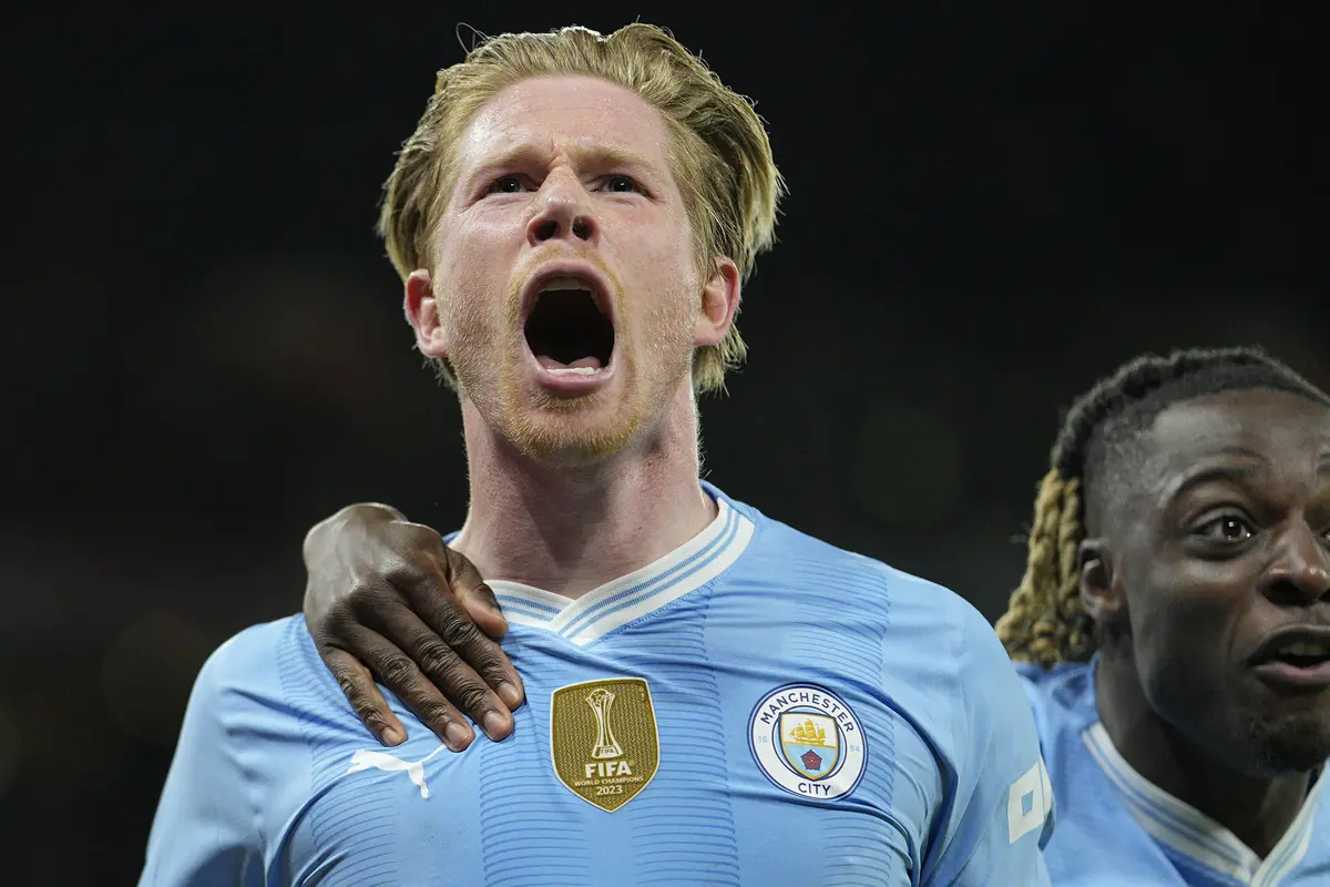 Kevin De Bruyne - Manchester City vs Real Madrid: Leg Kedua Perempatfinal Liga Champions 2023/2024