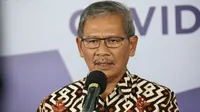 Juru Bicara Pemerintah untuk Penanganan COVID-19 di Indonesia, Achmad Yurianto saat konferensi pers Corona di Graha BNPB, Jakarta, Rabu (27/5/2020). (Dok Badan Nasional Penanggulangan Bencana/BNPB)