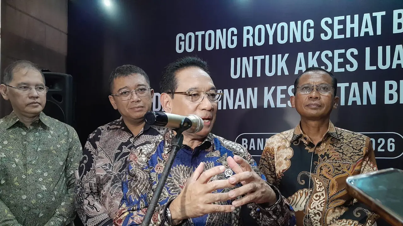 Wakil Menteri Kesehatan, Benjamin Paulus Octavianus, mengungkapkan komplikasi dari hipertensi dan diabetes bisa sampai gagal ginjal. (Foto: Benedikta Desideria/Liputan6.com)