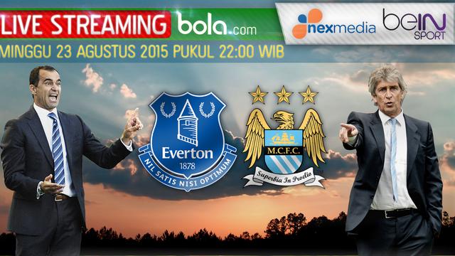 Live streaming Premier League: Everton vs Manchester City