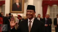 Wiranto menjadi Menko Polhukam menggantikan Luhut Binsar Panjaitan (Liputan6.com/Faizal Fanani)
