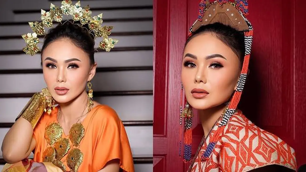 6 Pesona Yuni Shara Tampil dengan Berbagai Busana Adat Ini Selalu Memesona