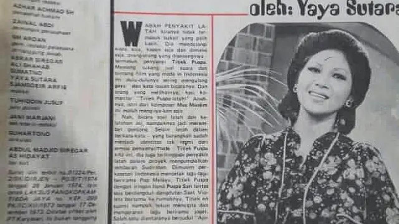 6 Potret Titiek Puspa Jadi Model Majalah, Penyanyi Legendaris Serba Bisa