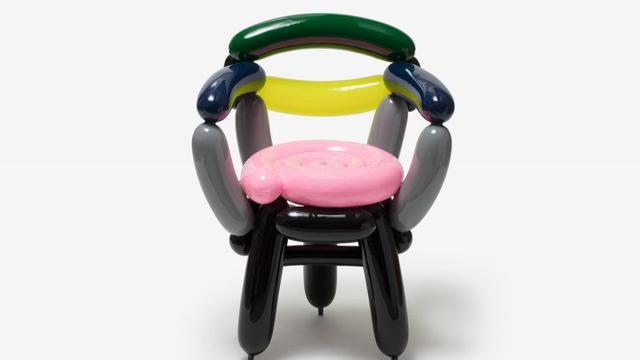 Kursi dari balon buatan Seungjin Yang.