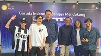 Dukung karya anak bangsa, maskapai Garuda Indonesia bergabung dengan mendukung gelaran konser 30 tahun band Gigi yang bertajuk ‘Giginvinity’. Nantinya