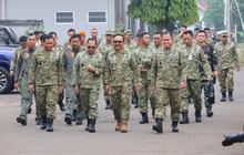 Kaskoopsudnas Dampingi Wakasau Tinjau Kesiapan Lanud Suryadarma