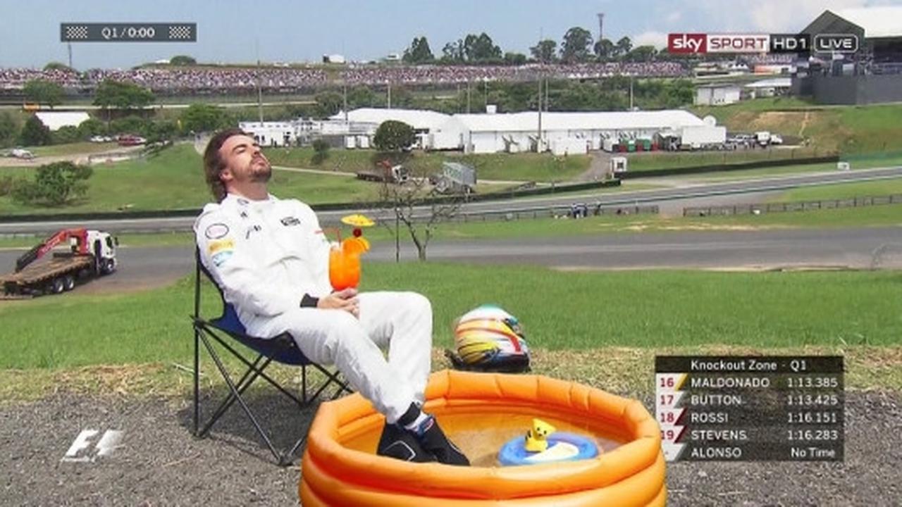 Meme lucu soal frustasinya Fernando Alonso di balap Formula 1