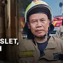 Listrik Korslet, Lima Rumah Terbakar