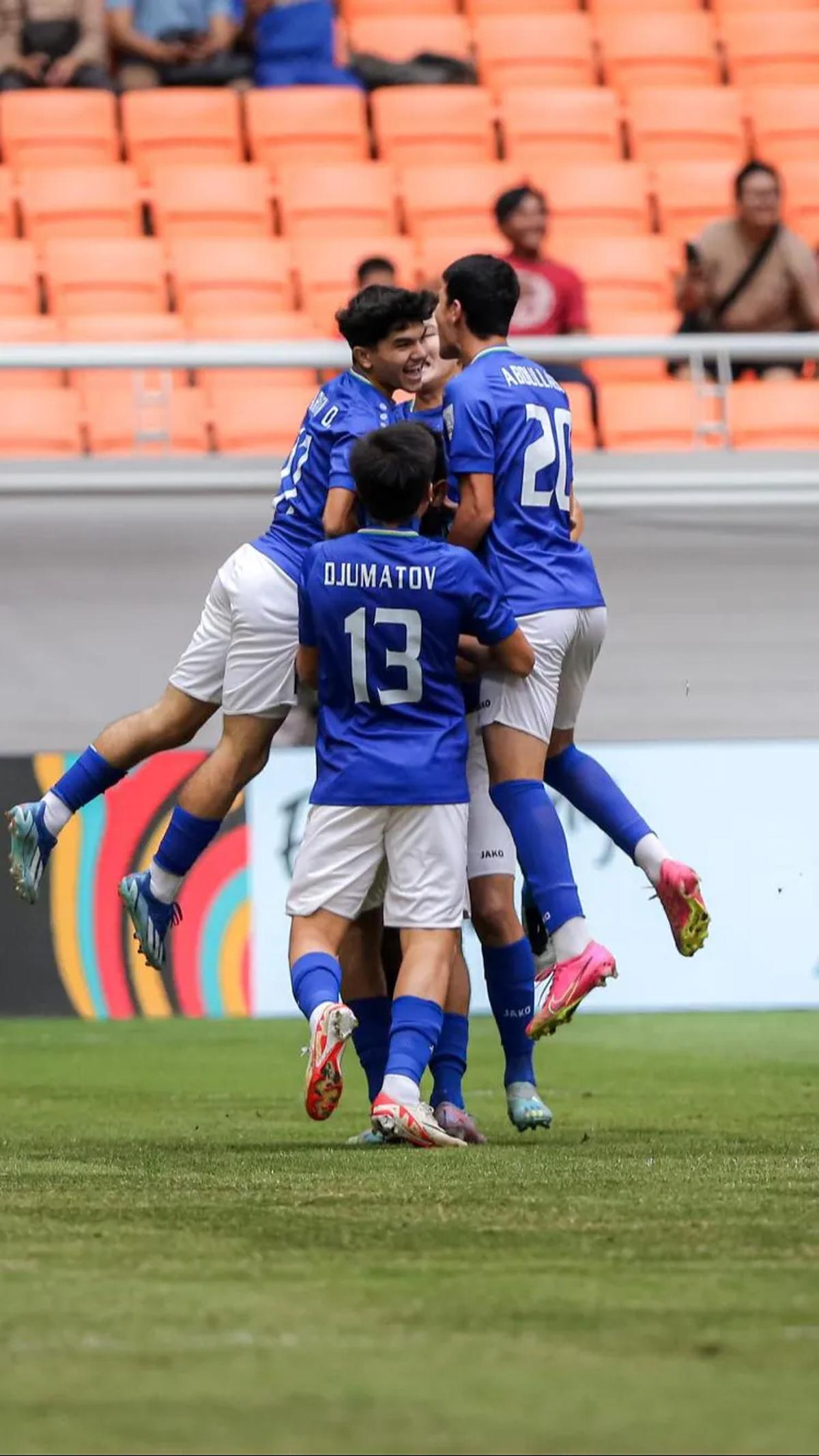 Dalam laga ini Uzbekistan  mempersempahkan gol dari Amirbek Saidov dan Lazizbek Mirzaev. Semantara gol Inggris dari Joel Tshisanga Ndala.<br>