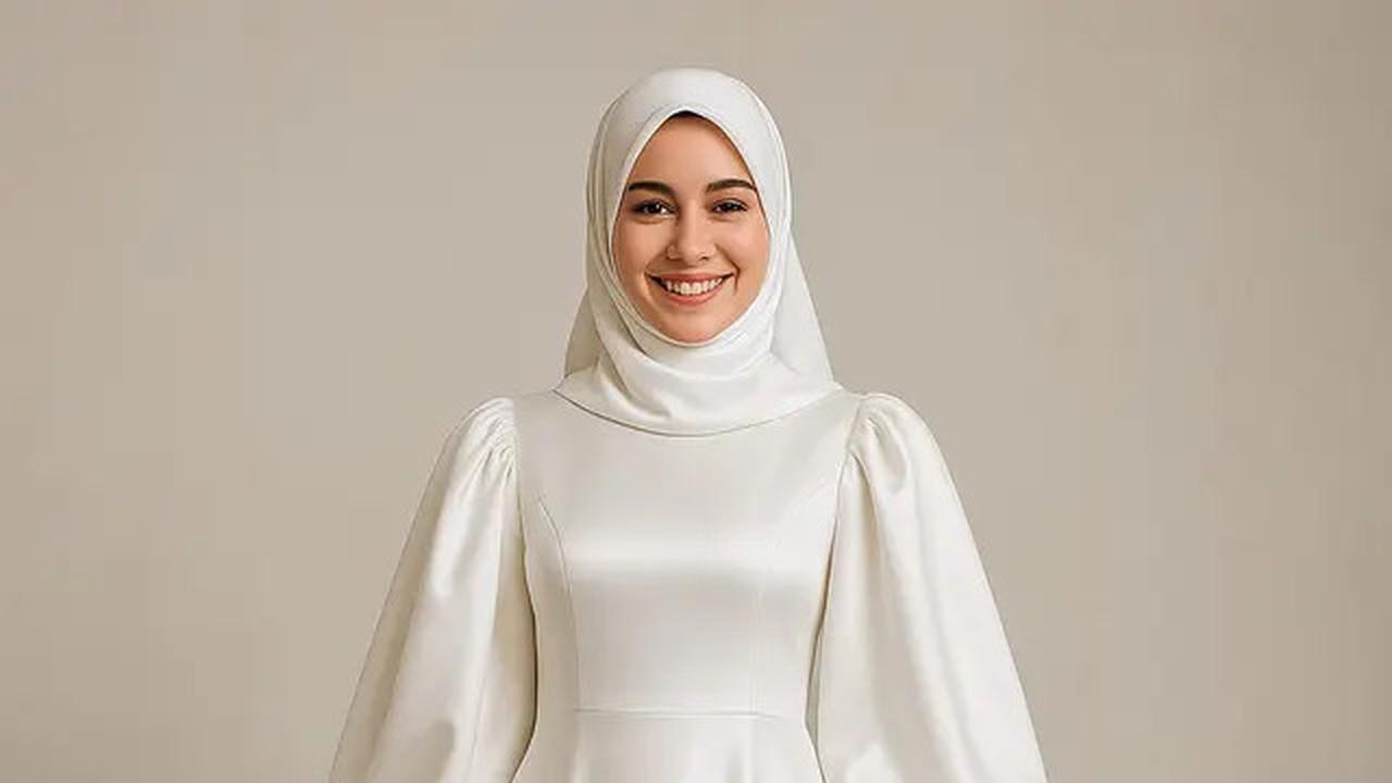 10 Inspirasi Gamis Syar'i Putih Mewah 2025, Ini Model yang Kekinian dan Stylish