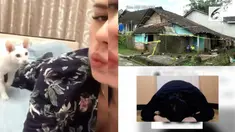 Video Hit hari ini datang dari seorang wanita yang dibunuh dan dicor di dalam rumah, permintaan maaf kartunis Jepang, dan wanita yang ditampar kucingnya sendiri.