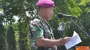 Citizen6, Surabaya: Pendidikan yang akan berlangsung antara enam sampai sepuluh bulan tersebut di buka Wakil Komandan Kobangdikal Brigjen TNI Marinir Sturman Panjaitan di Lapnagan Laut Seram Bumimoro, Kobangdikal, Surabaya. (Pengirim: Penkobangdikal)
 