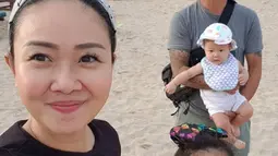Presenter populer Cici Panda juga bersama keluarga kecilnya menetap di Bali. Bahkan, presenter hits ini juga melahirkan putri keduanya, Kamala Madeline Pandrya, di Bali. (Liputan6.com/IG/pandasuper)