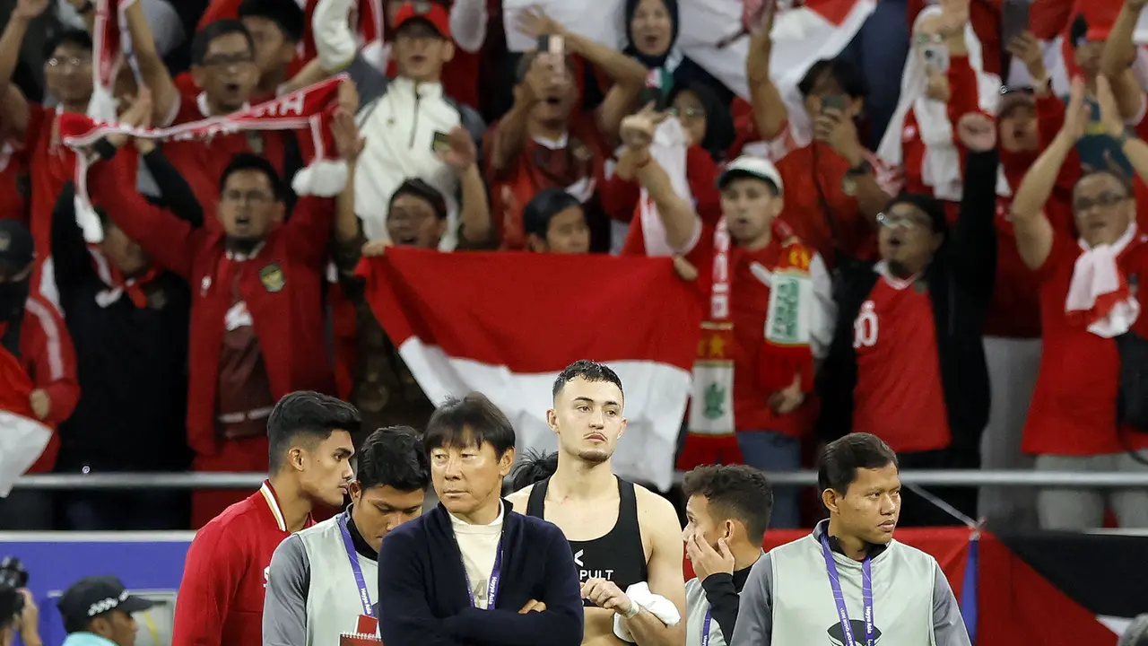 Foto: Gol Cantik Marselino Ferdinan Gagal Hindarkan Kekalahan Timnas Indonesia dari Irak pada Laga Pertama Piala Asia 2023