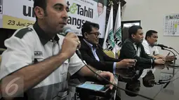 DPP PKB menggelar konferensi pers terkait acara “Sholawat dan Tahlil untuk Bangsa”, Jakarta, Rabu (17/6/2015). Rencana acara tersebut akan digelar pada 23 Juni mendatang. (Liputan6.com/Johan Tallo)